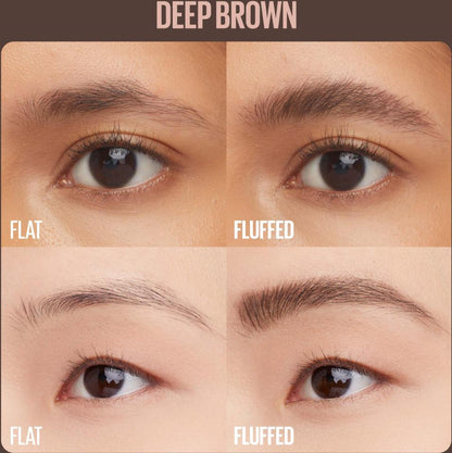 MAYBELLINE New York Superfluff Brow Mousse, 260 Deep Brown, 0.17 oz