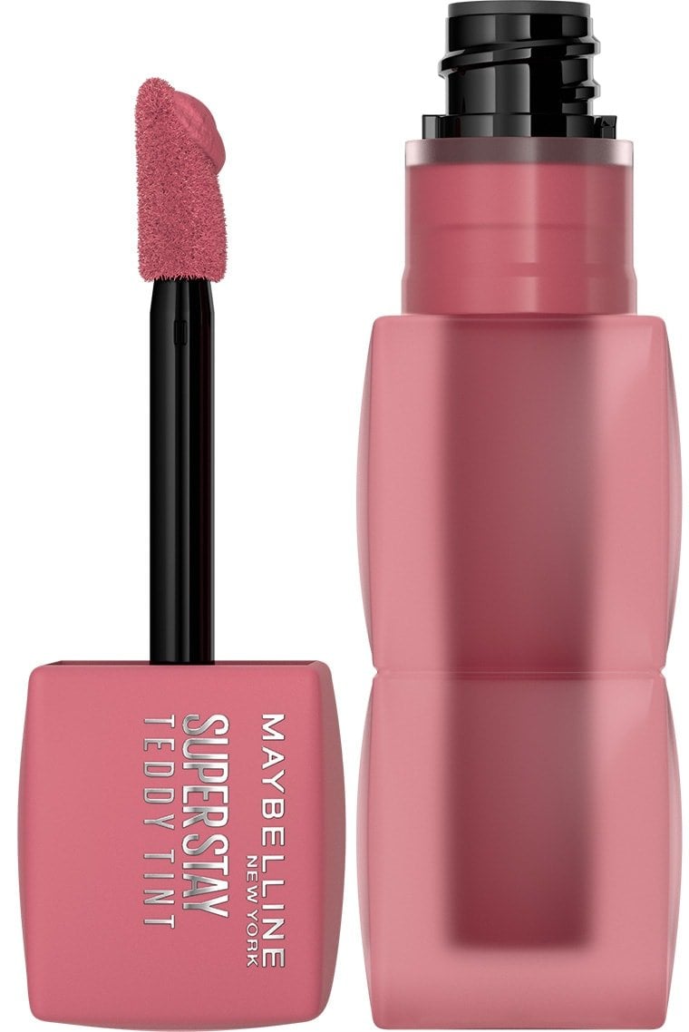 MAYBELLINE New York Super Stay Teddy Tint Liquid Lip Tint, Cool Grunge, 0.17 oz