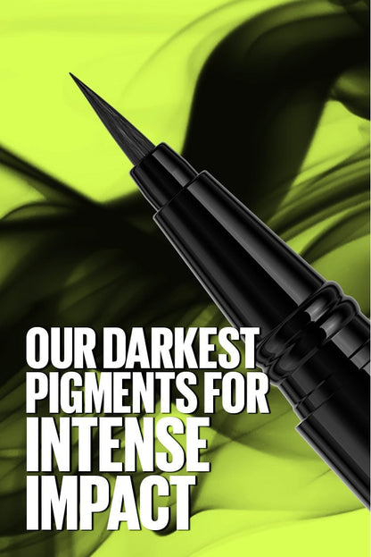 MAYBELLINE New York Tattoo Studio Ink Pen Eyeliner Makeup, Up To 24 Hours Of Wear, Matte Black, 0.03 oz