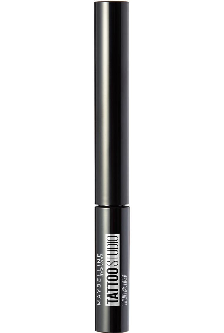 MAYBELLINE New York Tattoo Studio Liquid Ink Eyeliner Eye Makeup, 001 Black, 0.08 oz