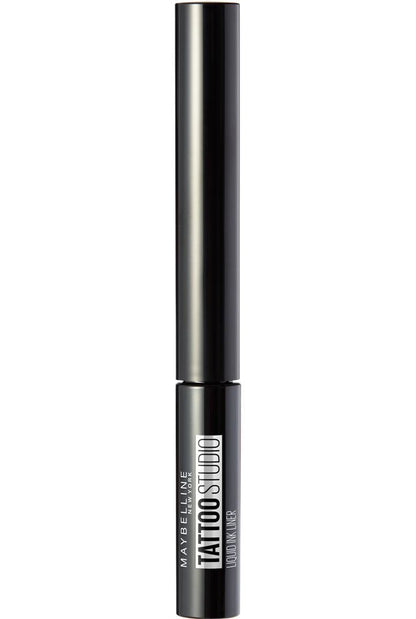 MAYBELLINE New York Tattoo Studio Liquid Ink Eyeliner Eye Makeup, 001 Black, 0.08 oz
