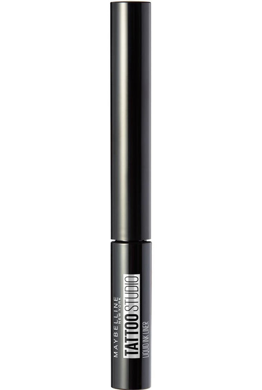 MAYBELLINE New York Tattoo Studio Liquid Ink Eyeliner Eye Makeup, 001 Black, 0.08 oz