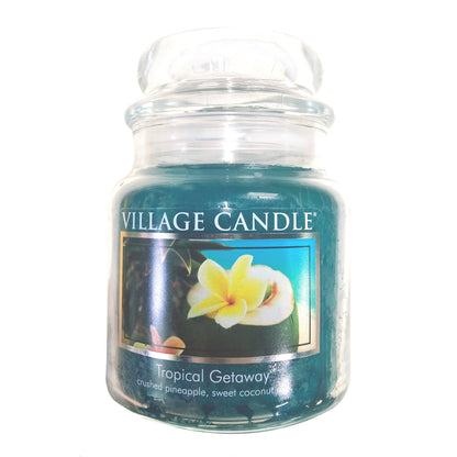 Village Candle Medium Bowl Candle - Tropical Getaway