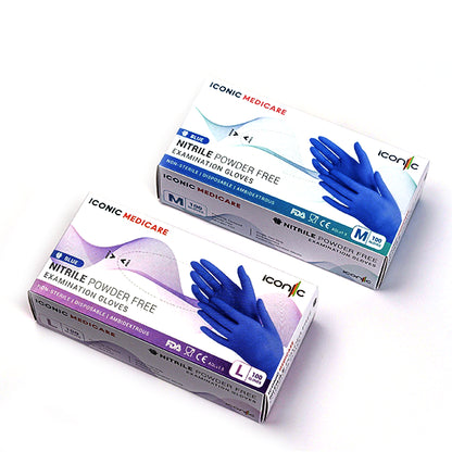 NITRILE GLOVES MED. P/F 100CT