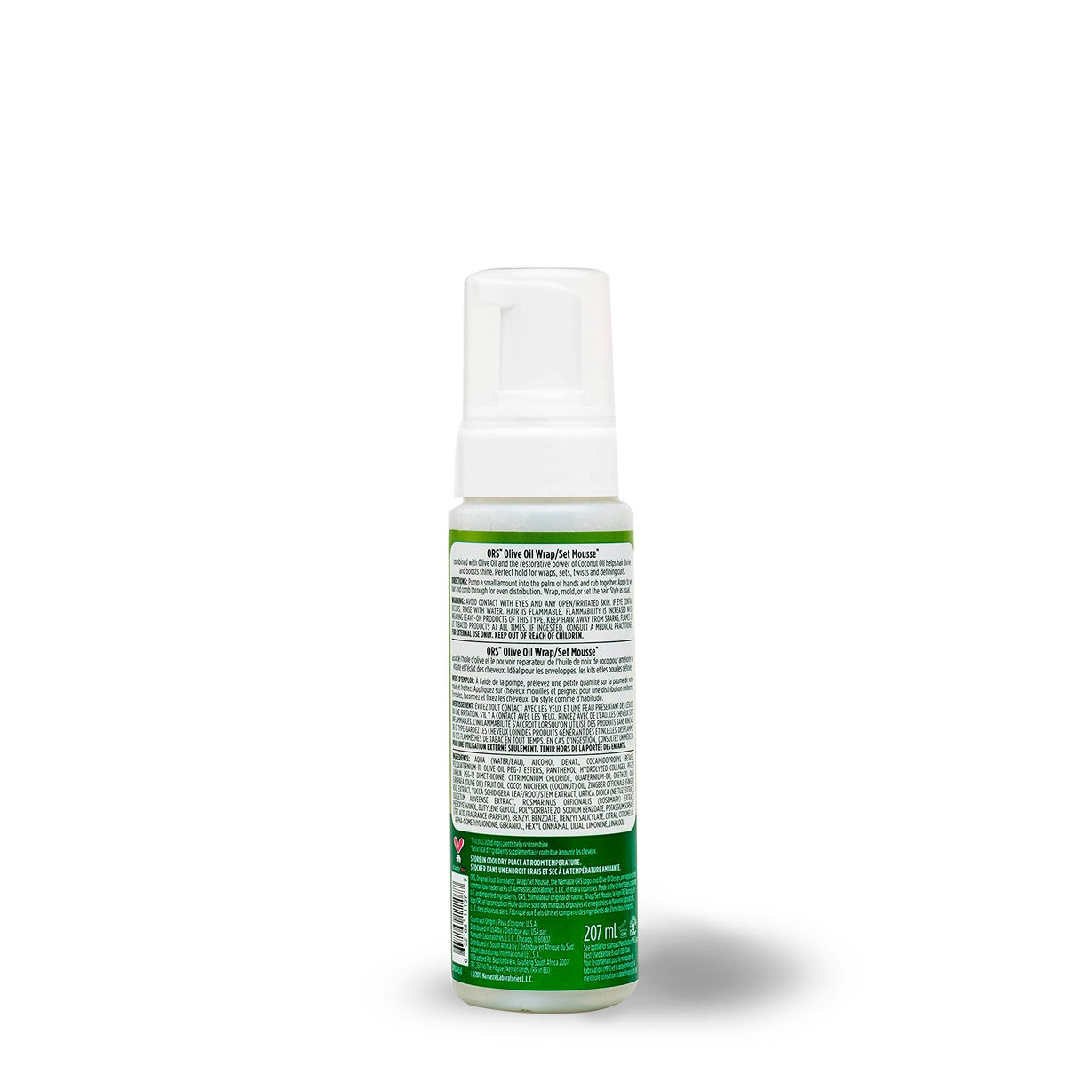ORS Olive Oil Hold & Shine Wrap/Set Mousse, 7 oz