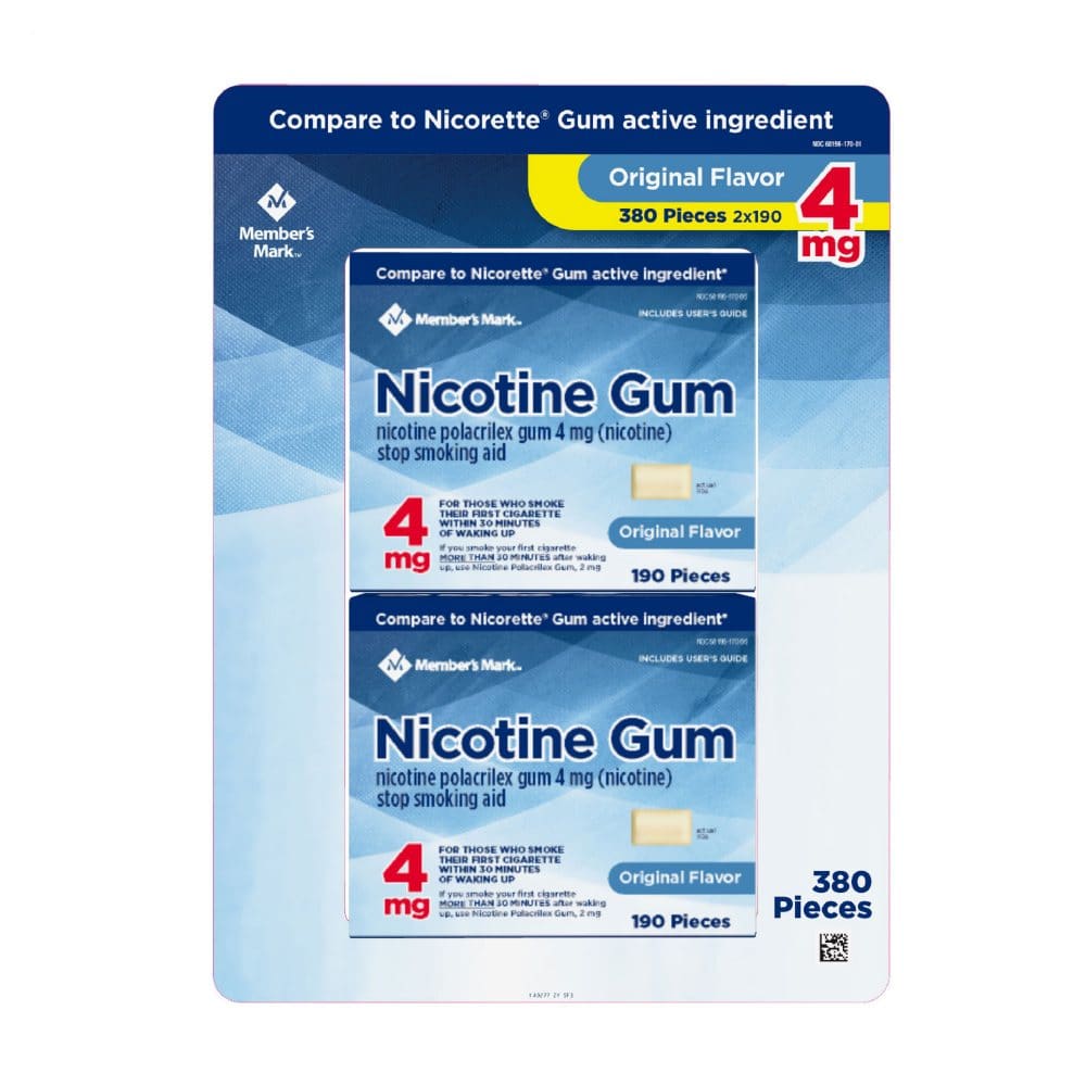 GNP NICOTINE 4MG UNCOATED ORIG GUM 20CT