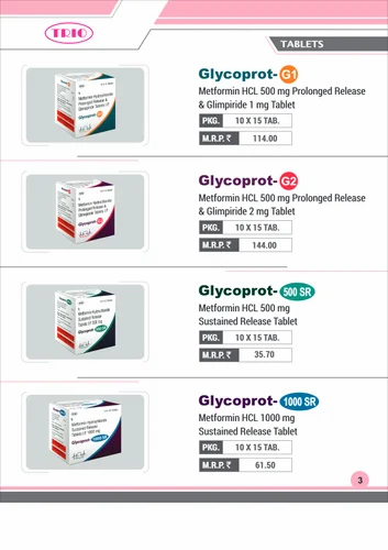 METFORMIN HCL TB 1000MG 100