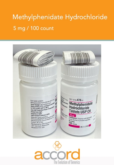 METHYLPHENIDATE TB 5MG 100     C2