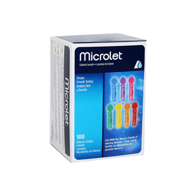 MICROLET LANCET COLOR 100CT