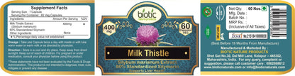 MILK THISTLE EXTRACT GC 150MG 60