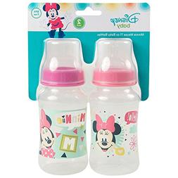 Disney Baby Wide Neck Bottles Minnie Mouse 2 Pack 6+M 11oz