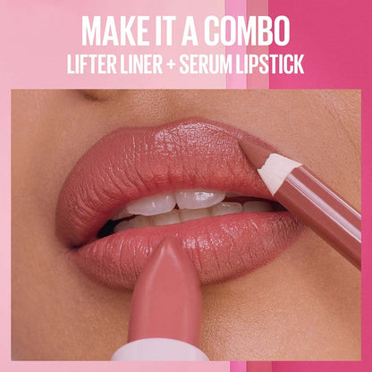 MAYBELLINE New York Moisturizing Serum Lipstick, 002 Maybe It's..., 0.12 oz