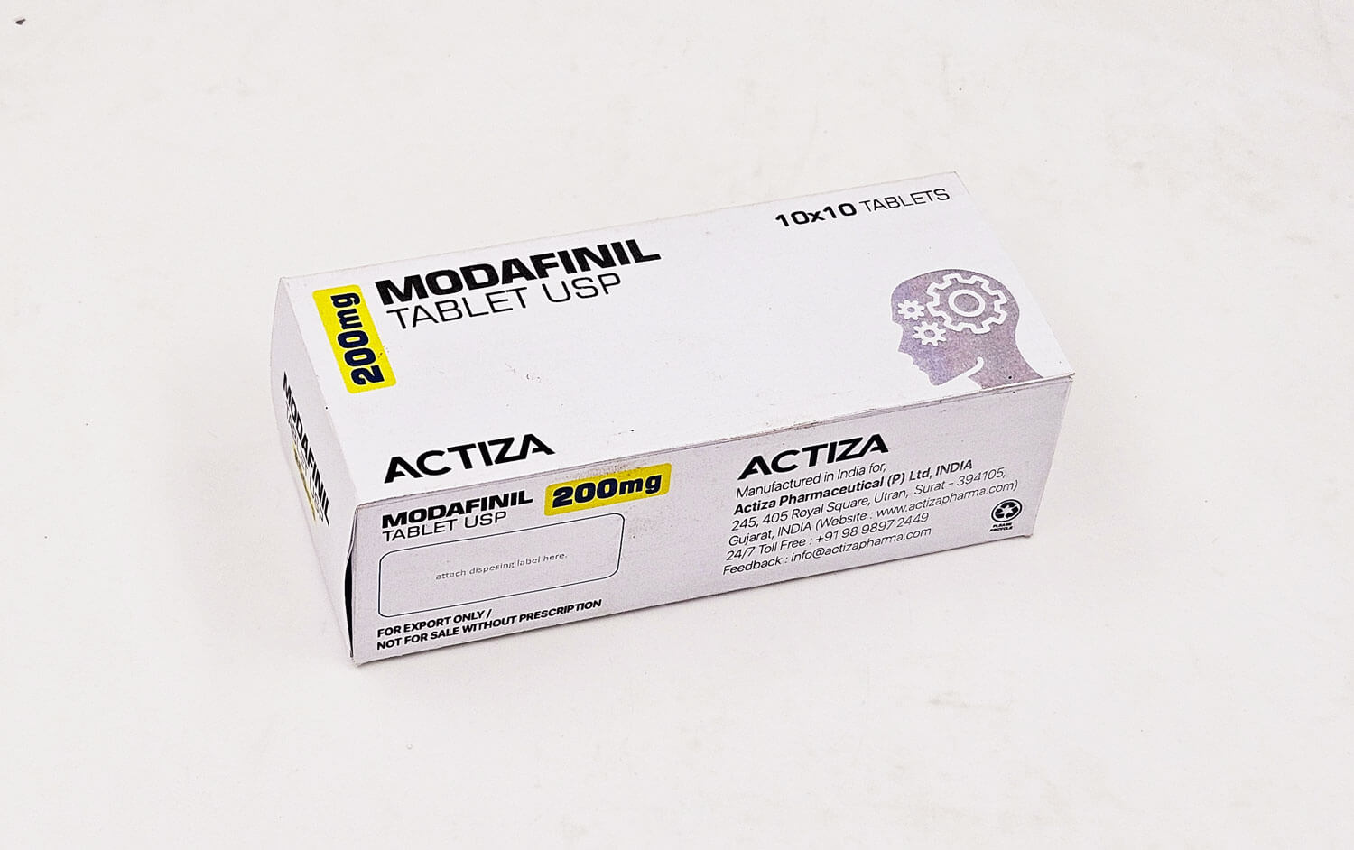 MODAFINIL TB 200MG 90 CPLT     C4