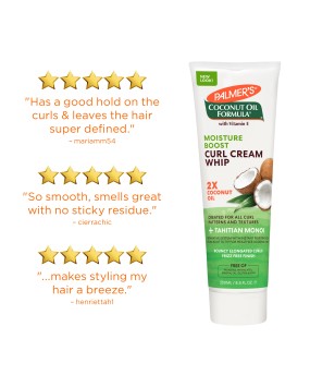 Palmers Coconut Oil Curl Cream Whip Moisture Boost 8.5oz