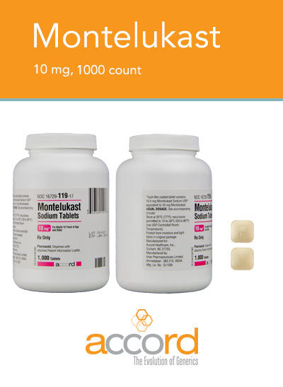 MONTELUKAST SODIUM TB 10MG 1000