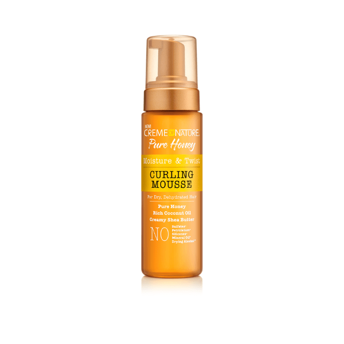 Creme Of Nature Pure Honey Curling Mousse 7oz Pump