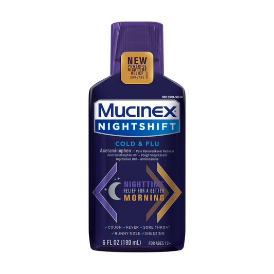 MUCINEX NIGHTSHIFT C/F LQ 180ML