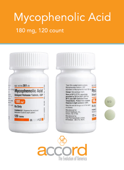MYCOPHENOLIC ACID TB 360MG 120 DR