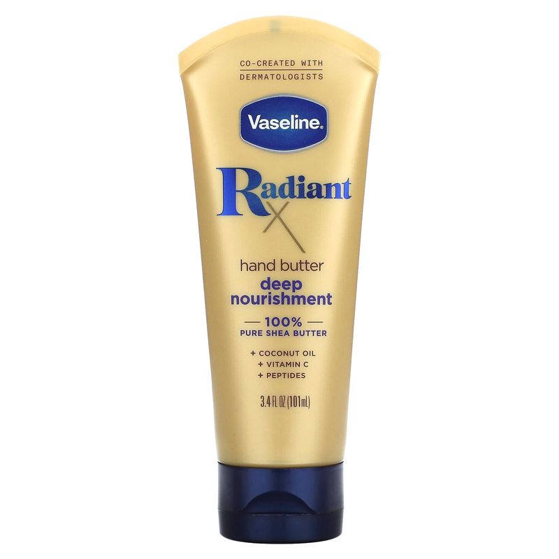 Vaseline Radiant Hand Butter Deep Nourishment 3.4oz Tube