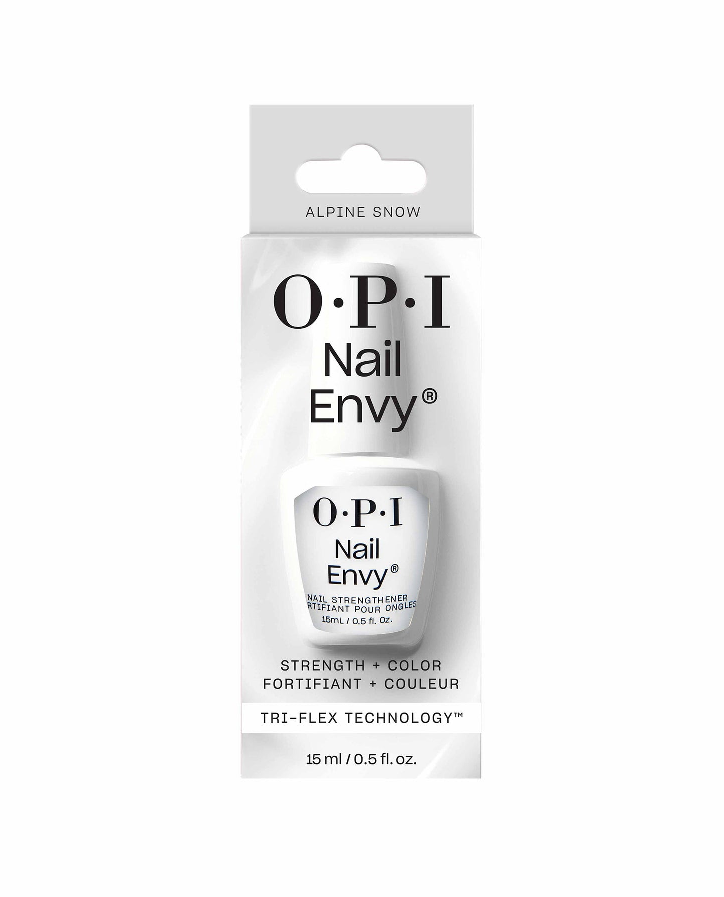 OPI Nail Envy Strengthening Treatment - Alpine Snow, 0.5 fl oz