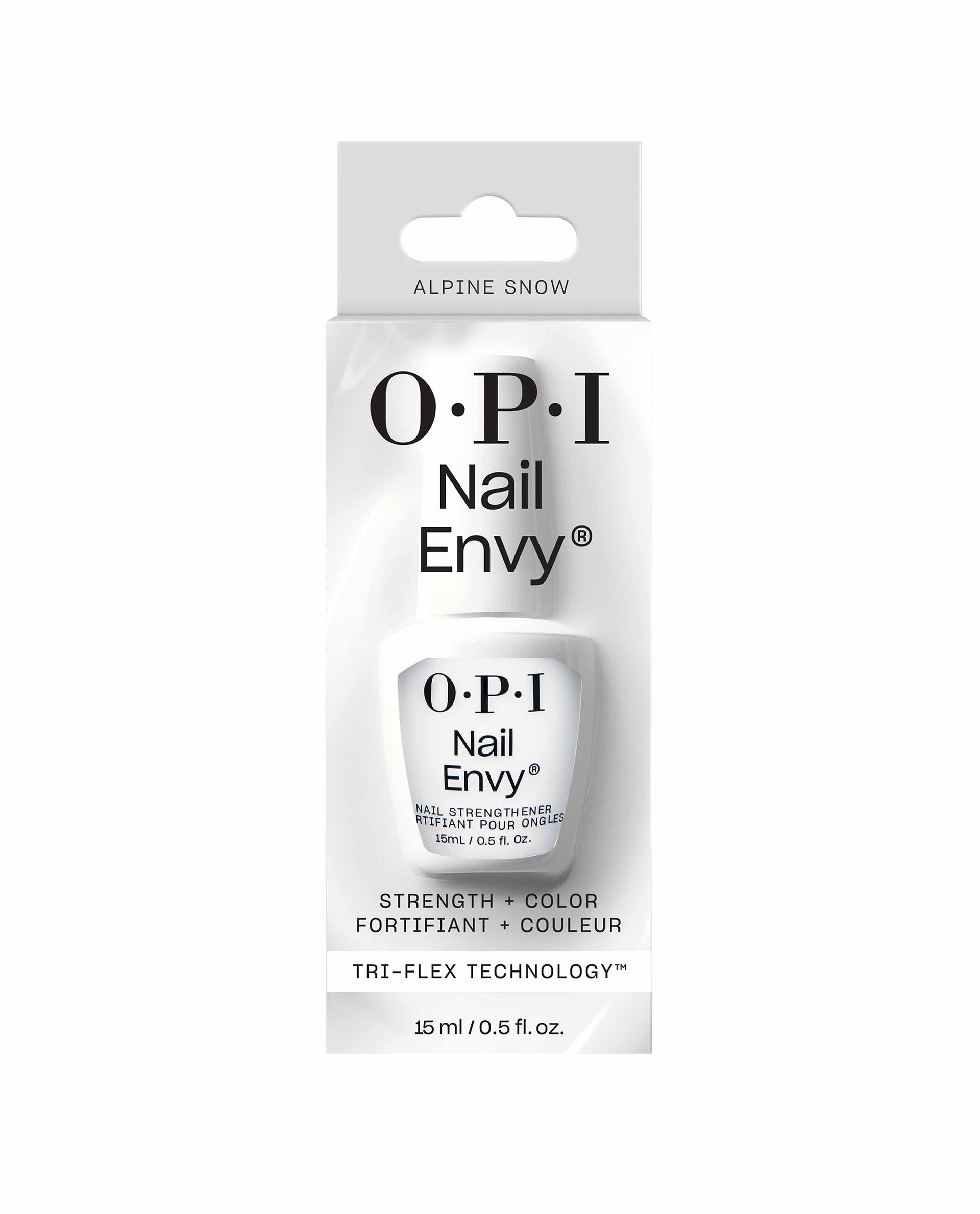 OPI Nail Envy Strengthening Treatment - Alpine Snow, 0.5 fl oz
