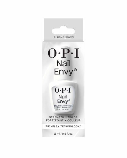 OPI Nail Envy Strengthening Treatment - Alpine Snow, 0.5 fl oz