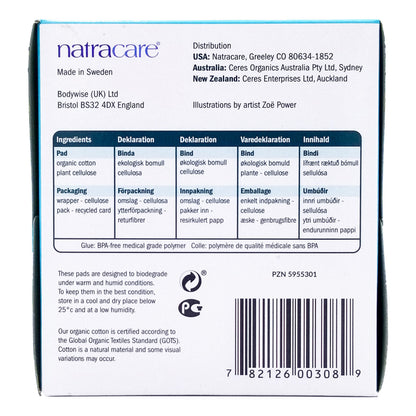 NATRACARE PADS,REG,ULTRA W/WINGS