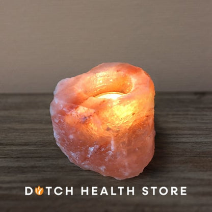 HIMALAYAN SALT SALT TEALIGHT HOLDER,3IN
