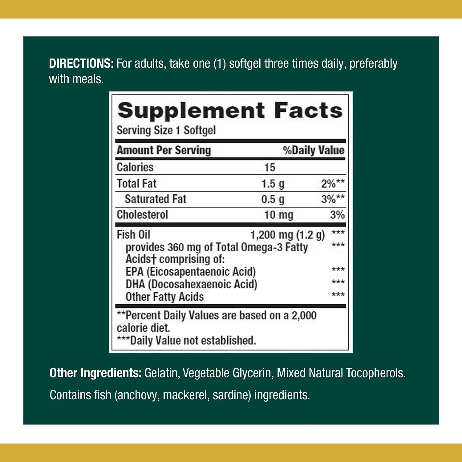 NB FISH OIL GC 1000MG 120 SFG