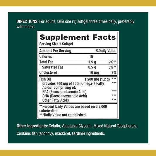 NB FISH OIL GC 1000MG 120 SFG