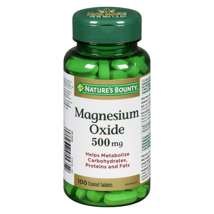 MAGNESIUM OXIDE 500MG TABLET 100CT MAJOR