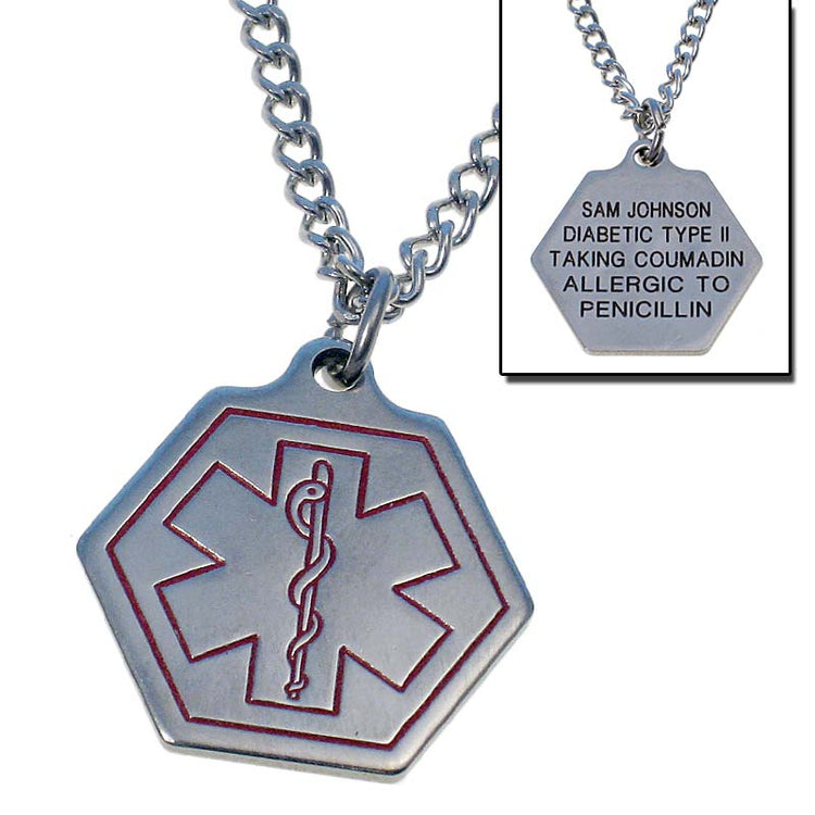 MED ID NECKLACE JW BLANK