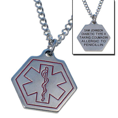 MED ID NECKLACE JW BLANK