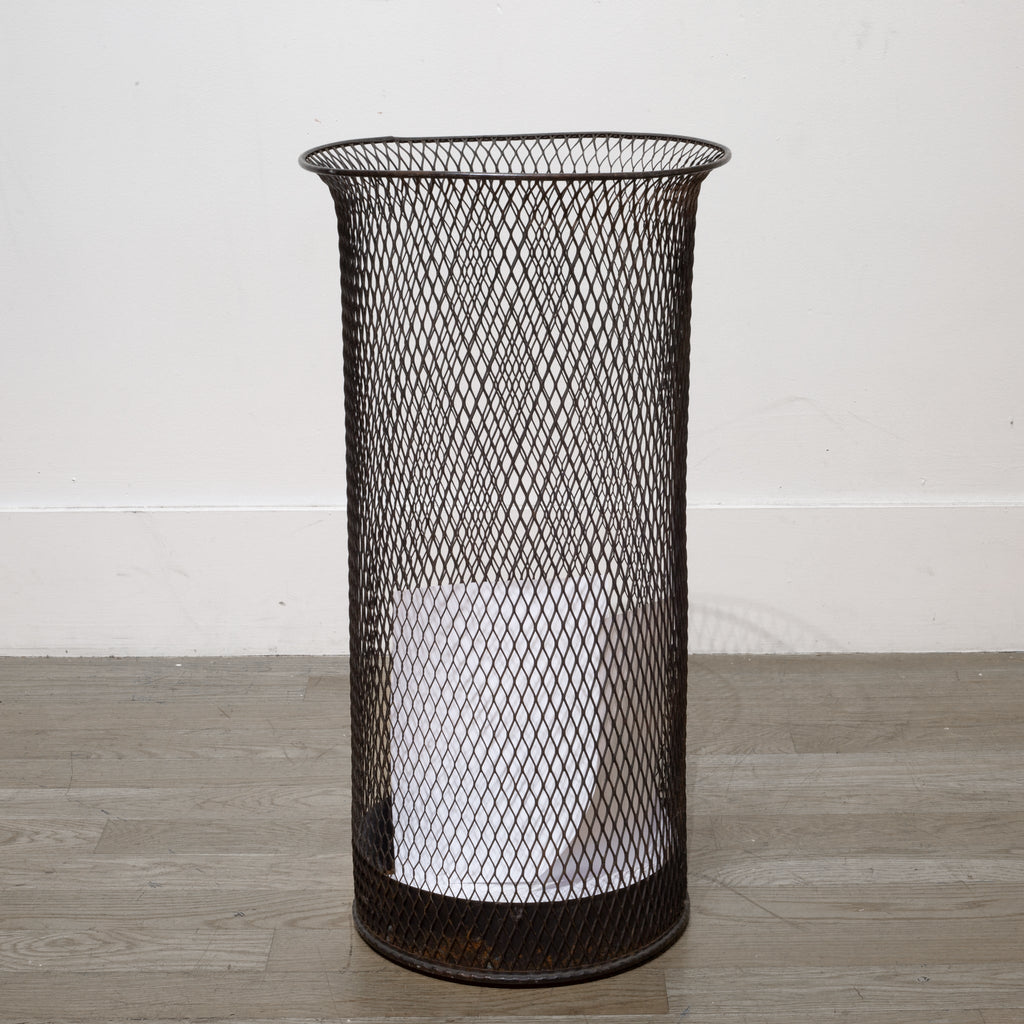 Home Basics Mesh Steel Waste Basket