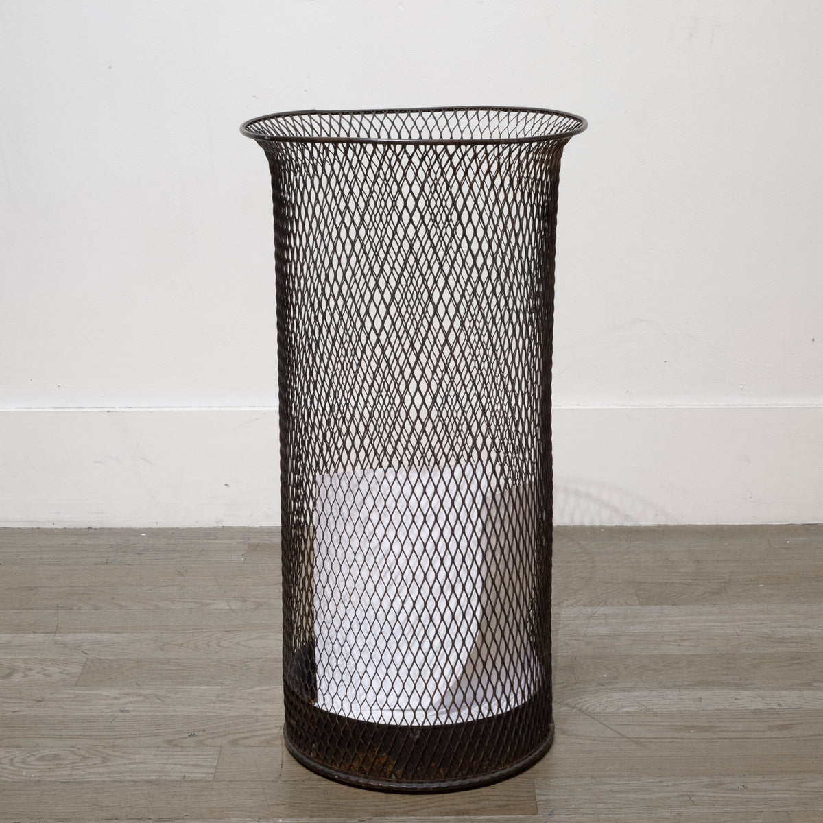 Home Basics Mesh Steel Waste Basket
