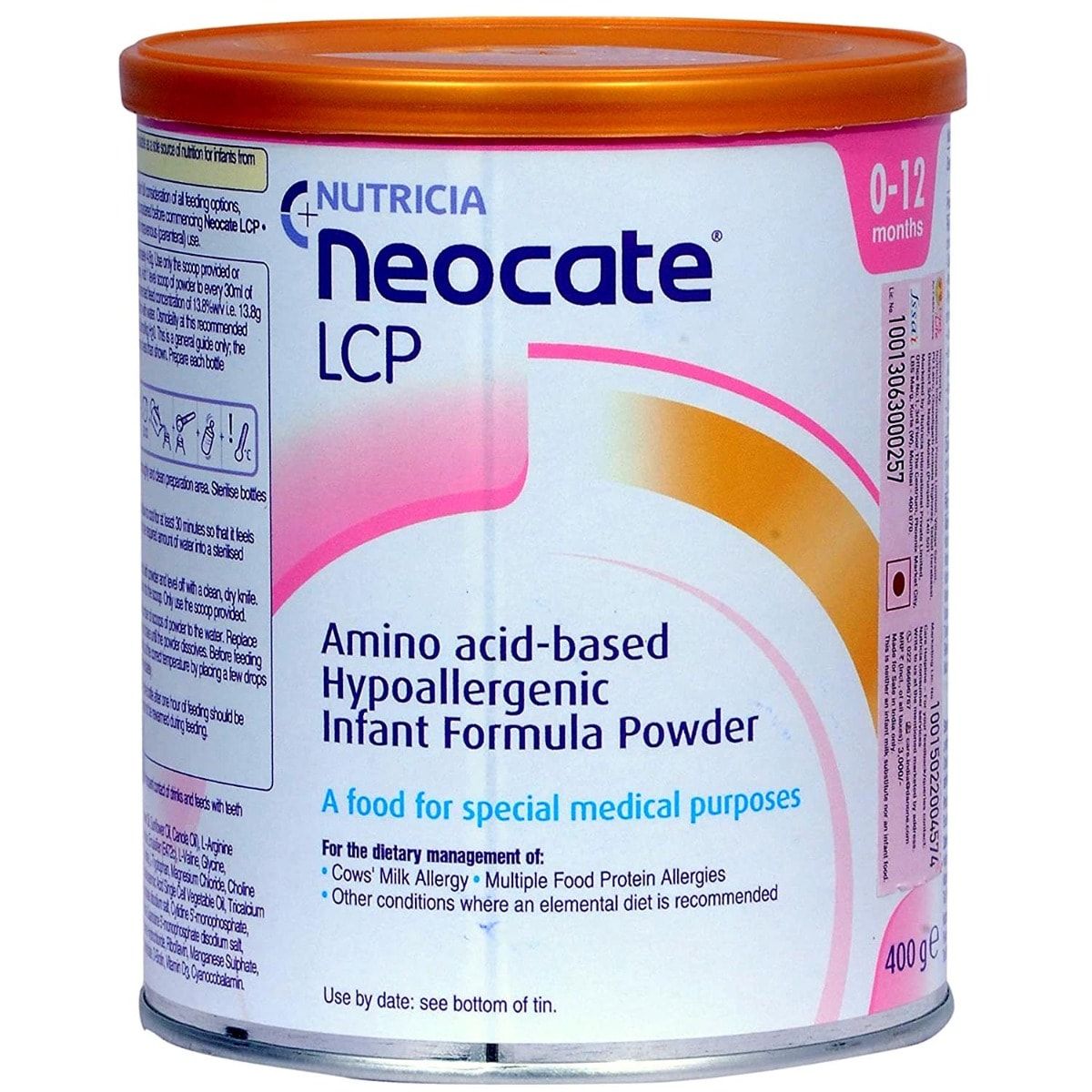 NEOCATE NUTRA PW 400GM HYAL UNF