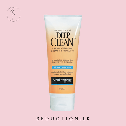 Neutrogena Deep Clean Cream Cleanser Tube 7oz