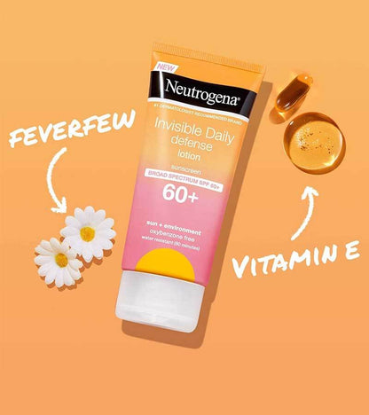 Neutrogena Invisible Daily Defense Spf60+ Lotion 3oz