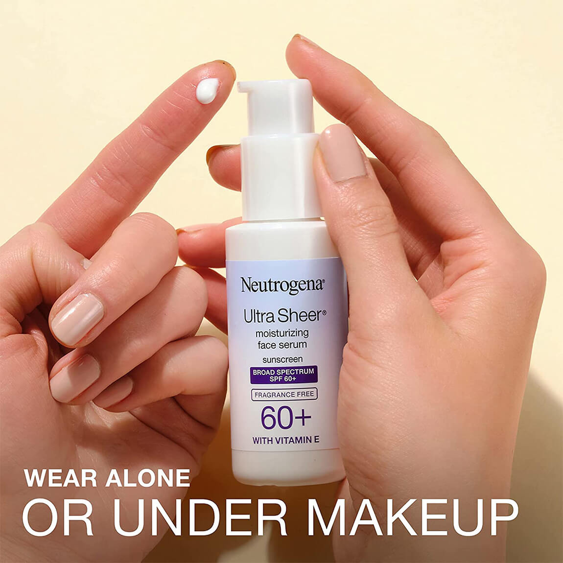 Neutrogena Ultra Sheer Spf#60+ Moisturizing Face Serum 1.7oz