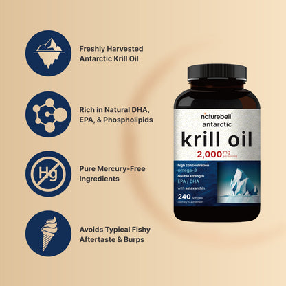 KRILL OIL 2000MG SGEL 60CT NAT TRU