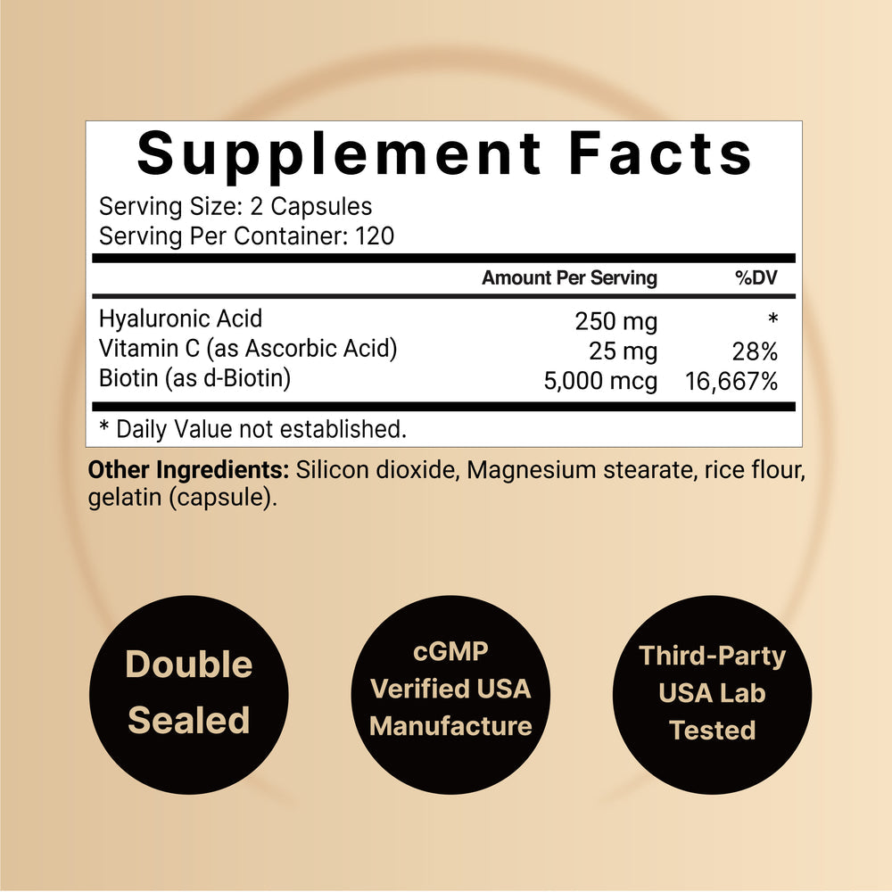 NB HYALURONIC ACID CP 60 W/VIT C