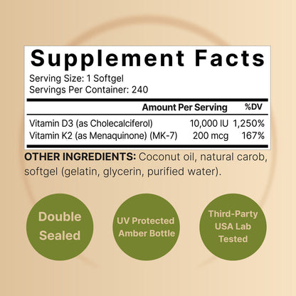 VITAMIN K2 100MCG W/D3 TAB 60CT WINDMILL