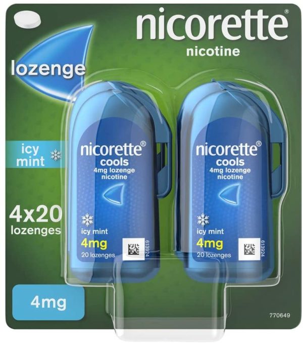 NICORETTE 4MG LOZENGE 144CT MINT