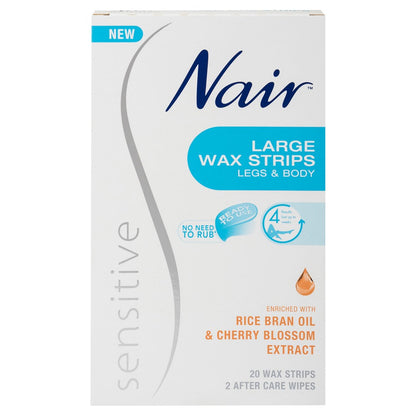 NAIR WAX READY-STRIPS KT BODY LRG