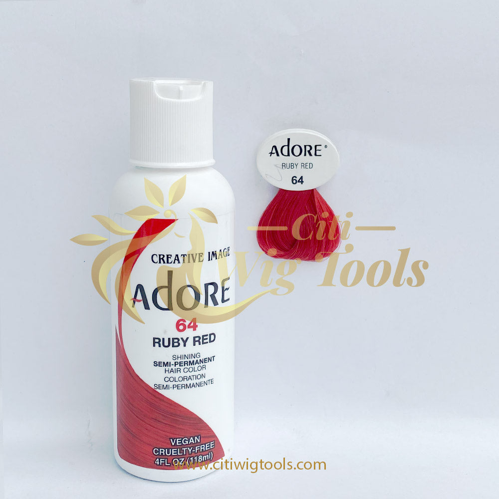 Adore Semi-Permanent Haircolor #064 Ruby Red 4oz