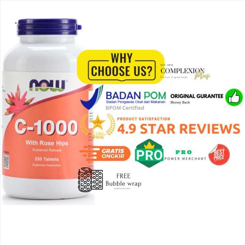 VIT C 1000MG CPL 100CT NAT TRU