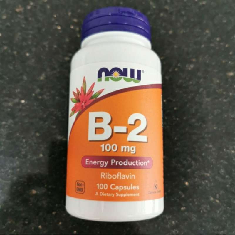 VIT B-2 100MG CAP 100CT NAT TRU