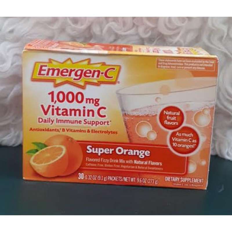 EMERGEN-C VIT C 1000MG ORANGE 30CT