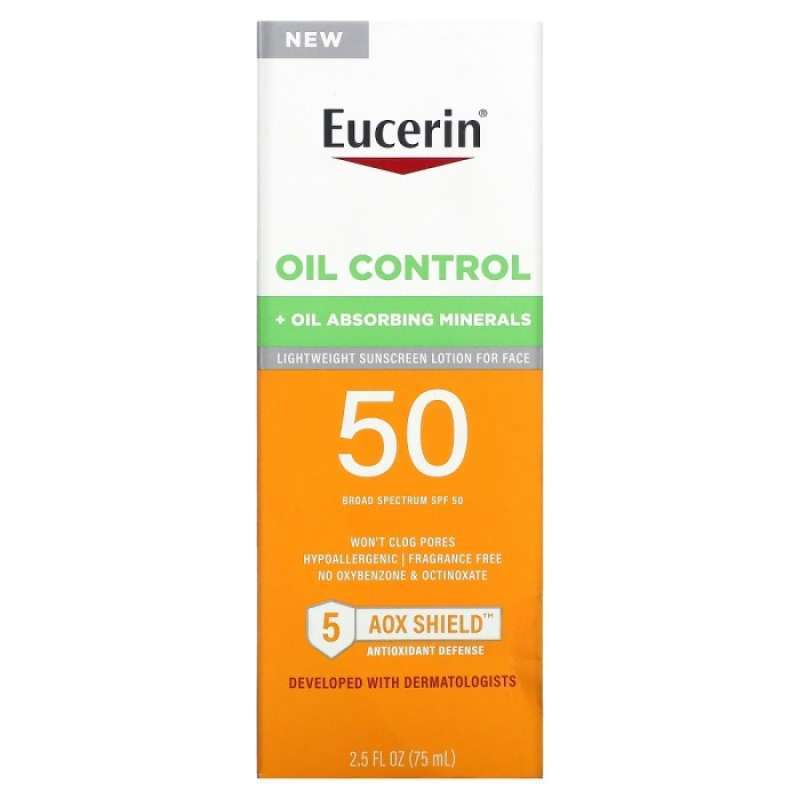EUCERIN OIL CTL LT 75ML FCE SPF50