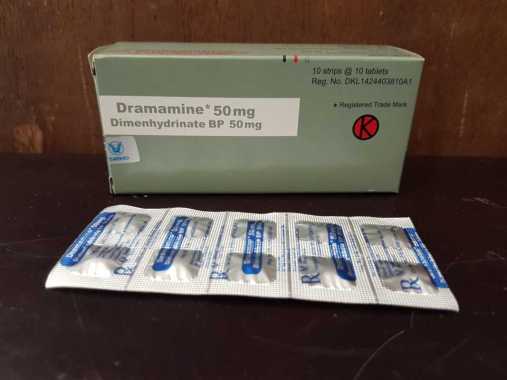 DRAMAMINE 50MG TABLET 36CT